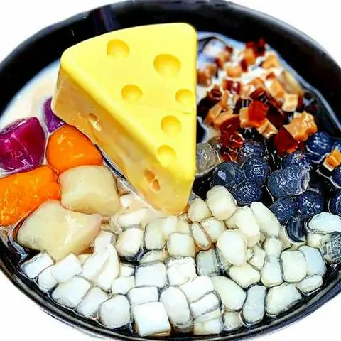 Hình ảnh Chè Phomat Mix Khoai Dẻo tặng trà sữa 