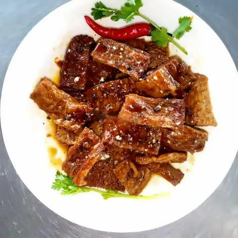 Hình ảnh Cơm sườn kho tiêu chay