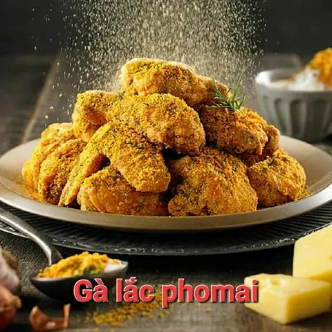 Hình ảnh 치즈 치킨/ Gà có xương lắc phomai - 1  con