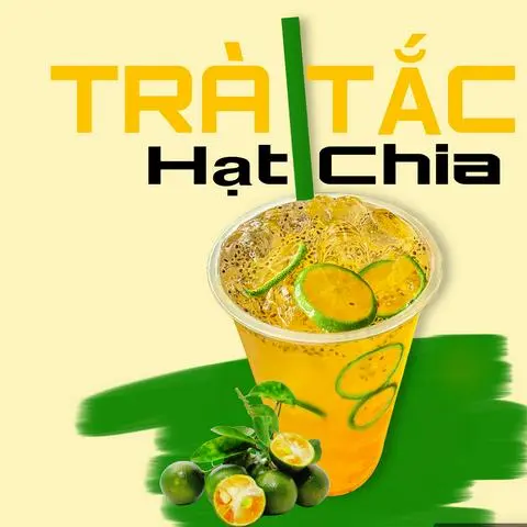 Hình ảnh Trà tắc hạt chia - ly 700ml