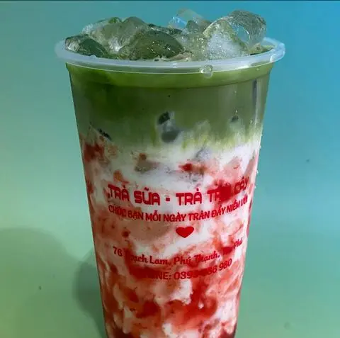 Hình ảnh Matcha Latte Dâu