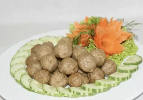 Hình ảnh Bò Viên Xiên Que Chay