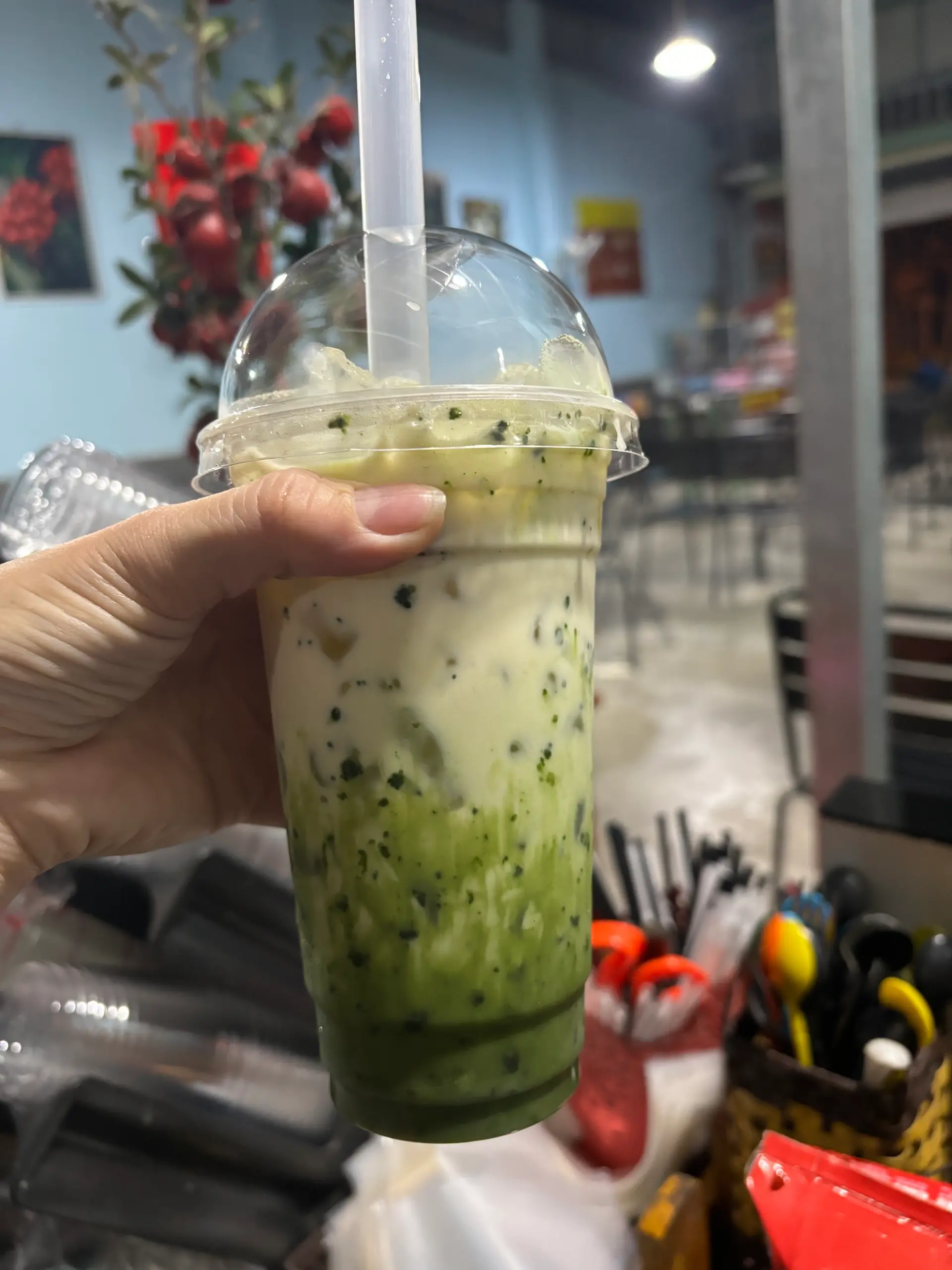 Hình ảnh Matcha sữa gấu 