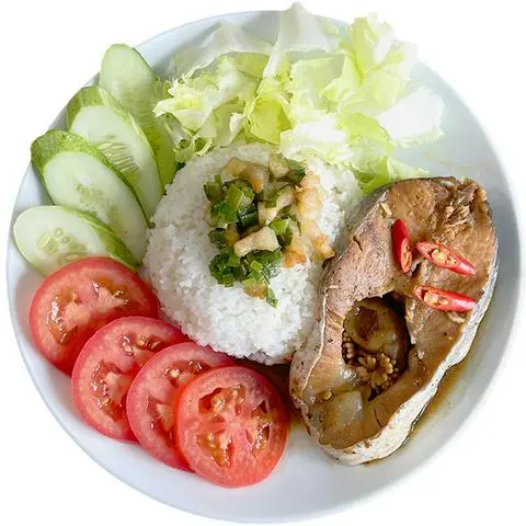 Hình ảnh Cơm Cá Basa kho tộ