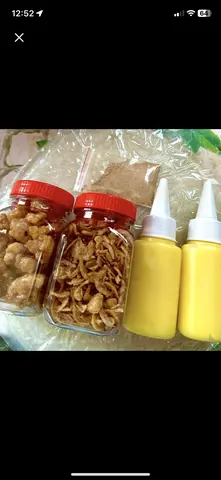 Hình ảnh 200gr bánh tráng tròn phơi sương bơ hành phi tóp mỡ muối sặc