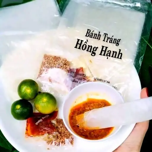 Hình ảnh Bánh tráng sate tắc