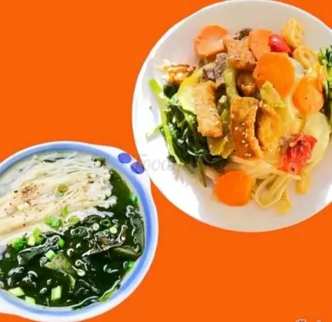 Hình ảnh Cơm Thập Cẩm+Canh Rong Biển 