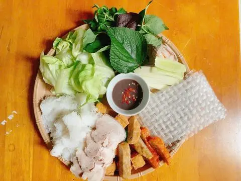 Hình ảnh Bún Đậu, Dồi, Thịt, Nem Rán