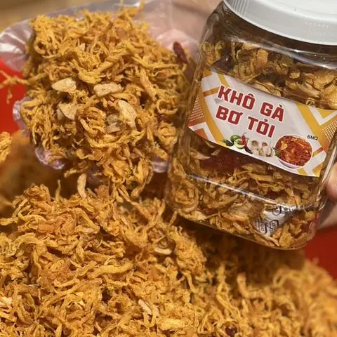 Hình ảnh Khô Gà Bơ Tỏi 500g