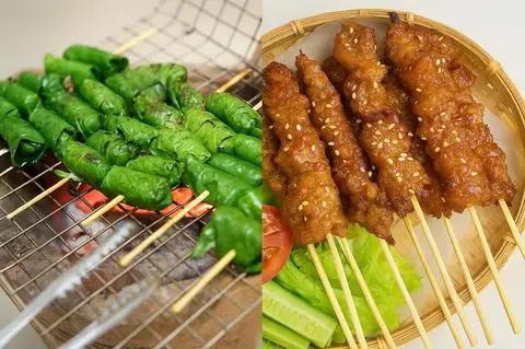 Hình ảnh Combo Bò Lá Lốt và Thì Nướng