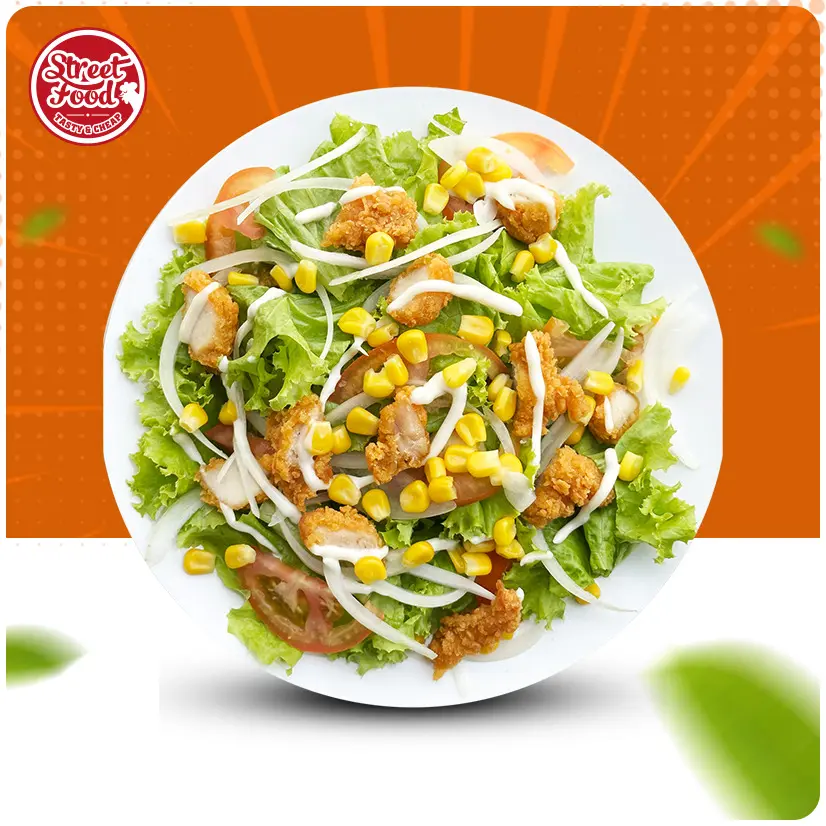 Hình ảnh Salad Gà Giòn