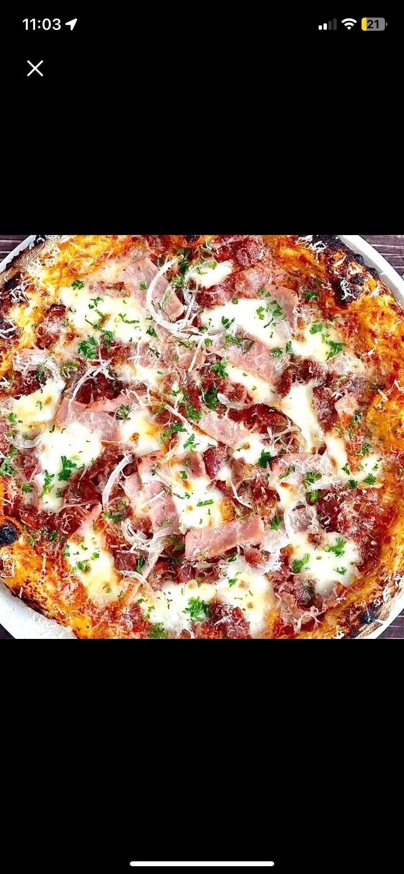 Hình ảnh Pizza Bacon & Ham