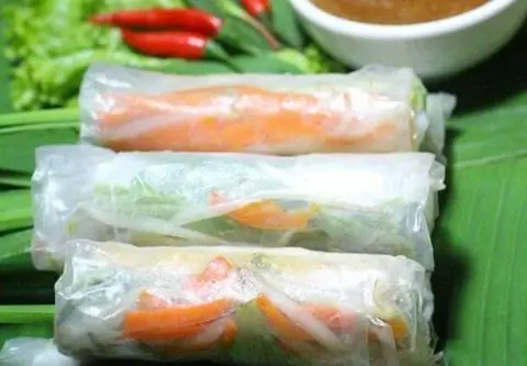 Hình ảnh Gỏi cuốn chay