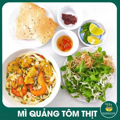 Hình ảnh Mì Quảng Tôm,Thịt