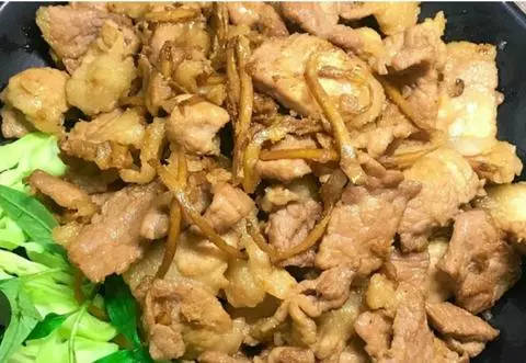 Hình ảnh Cơm thịt heo kho gừng