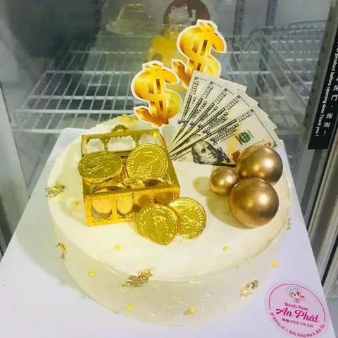 Hình ảnh Bánh Kem Bắp gương vàng size 20cm