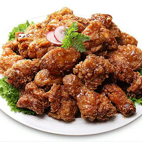 Hình ảnh Gà có xương sốt nước tương nửa con