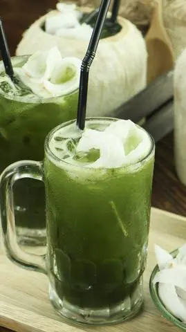 Hình ảnh Rau má mía( ly khổng lồ)