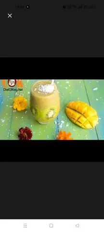 Hình ảnh Sinh tố kiwi xoài