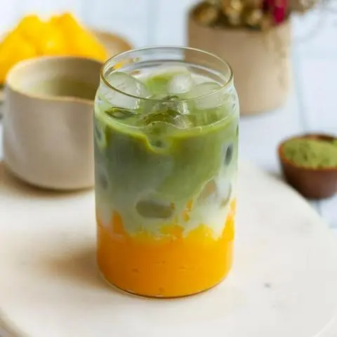 Hình ảnh Matcha Latte Đào