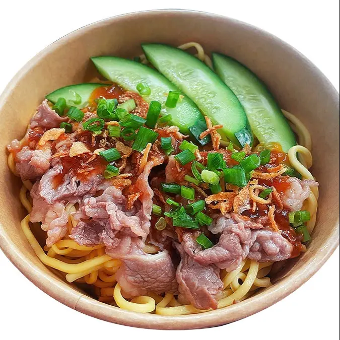 Hình ảnh Mì trộn thịt bò