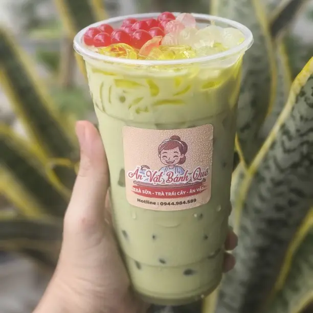 Hình ảnh Trà sữa thái xanh