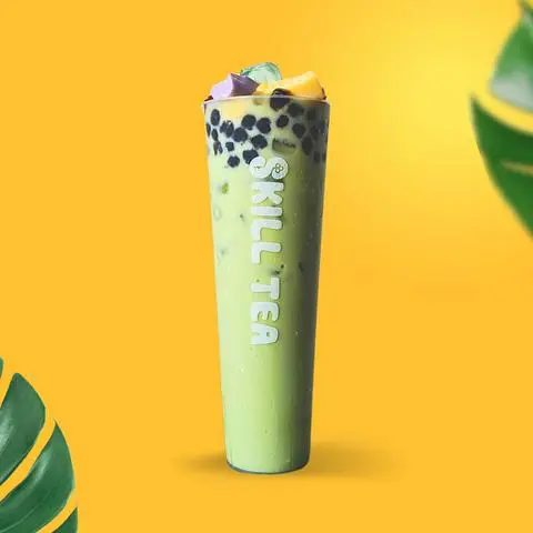 Hình ảnh Trà Sữa THÁI XANH Full Topping (1 lít)