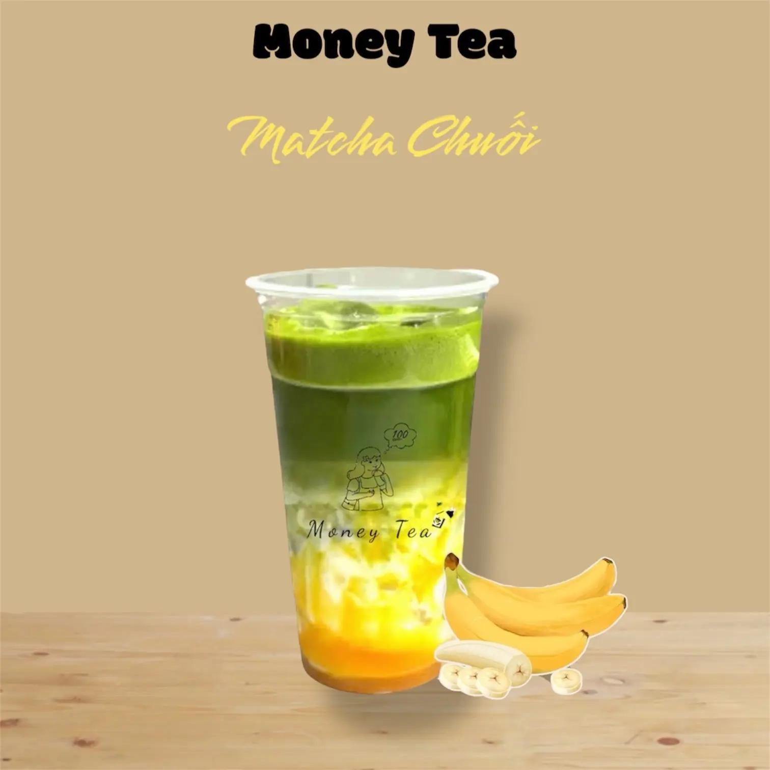 Hình ảnh Matcha Chuối - Ly 700ml 