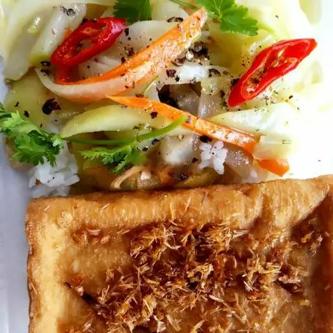 Hình ảnh Cơm Đậu Hủ chiên sả ớt