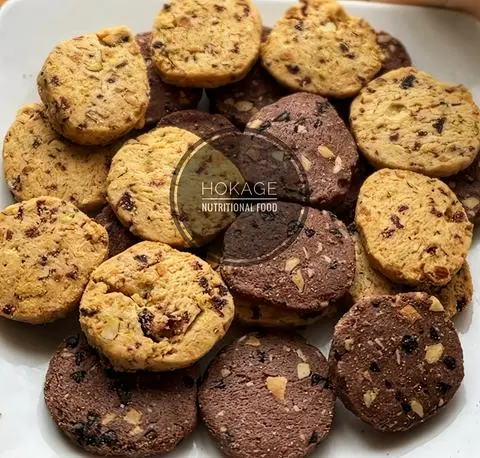 Hình ảnh Bánh Cookies Mix Nuts 3 Vị - Túi Zip 200g