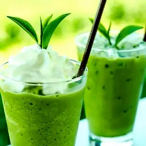 Hình ảnh Trà sữa Thái xanh trân châu