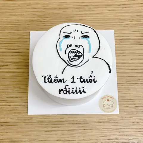 Hình ảnh Bánh Kem Mini Meme Bựa 1