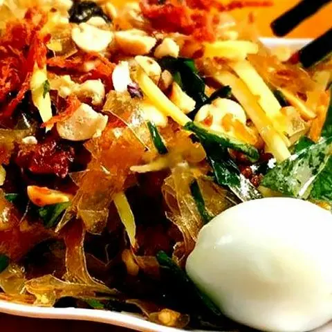 Hình ảnh Bánh Tráng Trộn Tóp Mỡ