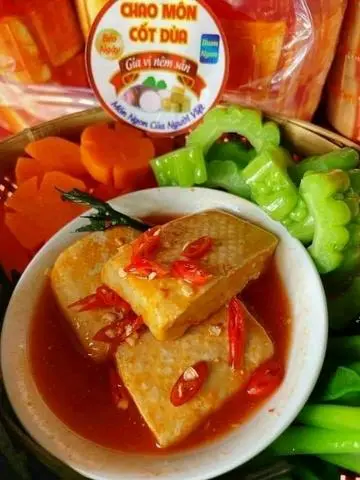 Hình ảnh Chao Môn Cốt Dừa 600g