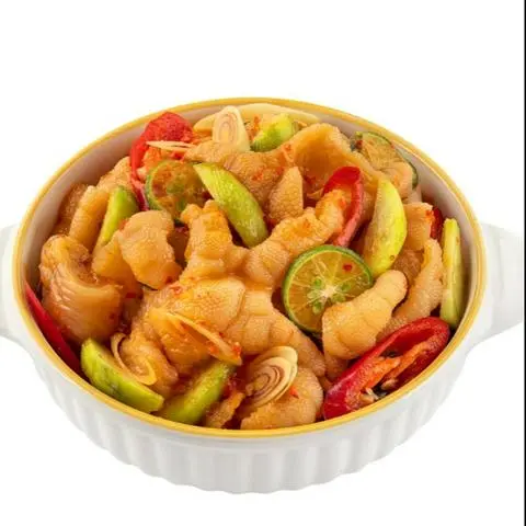 Hình ảnh Chân Gà Rút Xương Sốt Thái 400g