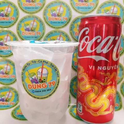 Hình ảnh Coca lon+ ly đá 