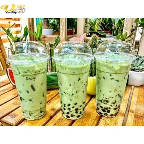 Hình ảnh Trà Sữa Thái Xanh Trân Châu Đen
