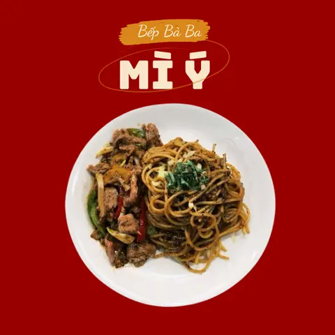 Hình ảnh Mì Ý bò sốt tiêu