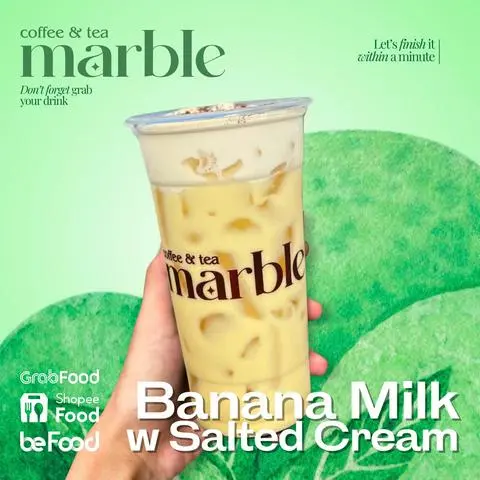 Hình ảnh Latte chuối kem muối