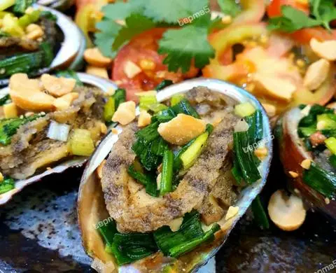 Hình ảnh Bào ngư nướng mỡ hành