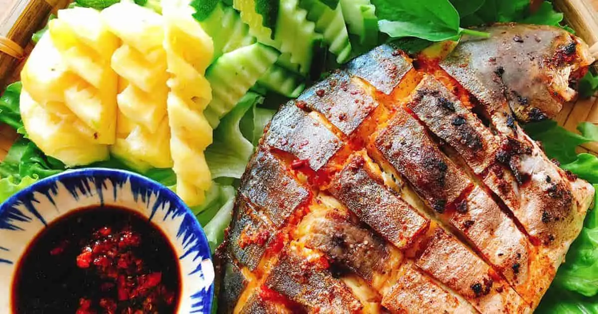 Hình ảnh cá chim nướng 