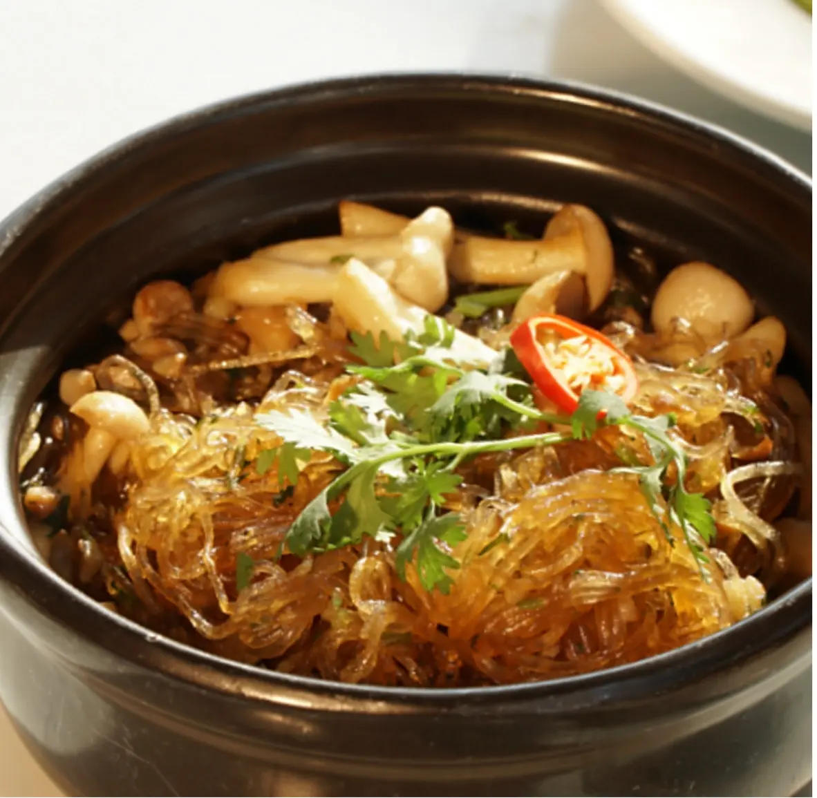 Hình ảnh Miến tay cầm chay - Mung bean vermicelli in claypot