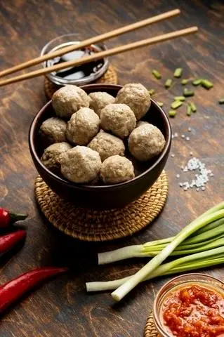 Hình ảnh soup 5 viên bò viên 