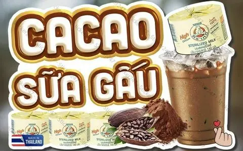 Hình ảnh Sữa Gấu Cacao