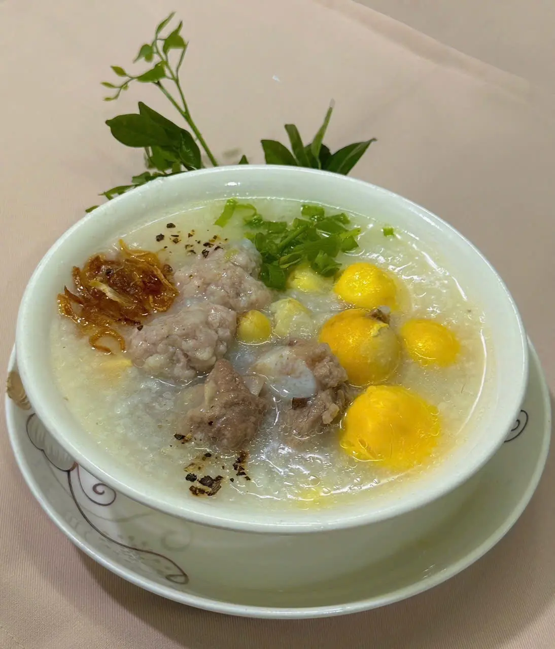 Hình ảnh Cháo sườn trứng non