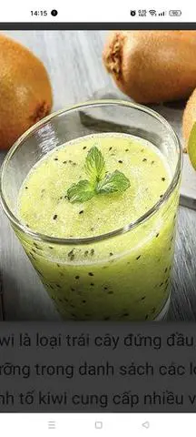 Hình ảnh Sinh tố kiwi dừa