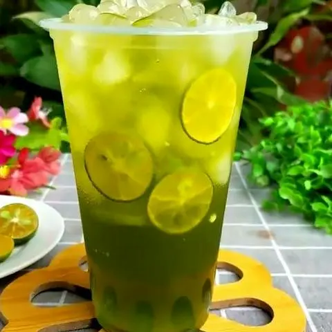 Hình ảnh Trà Bạc Hà Trân Châu Trắng ( size 700ml ) 