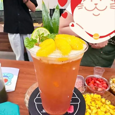 Hình ảnh Trà Đào Cam Sả _ Size L
