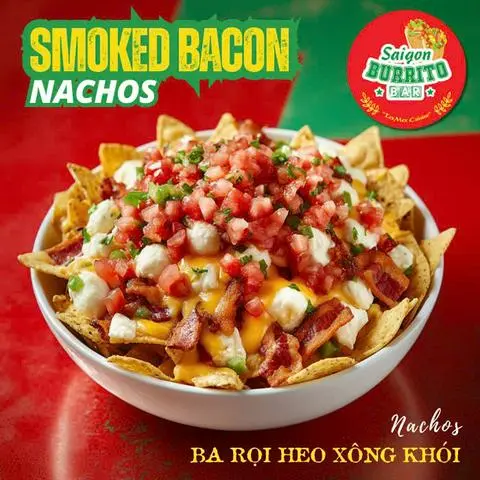 Hình ảnh Nachos Ba Rọi Heo Xông Khói | Smoked Bacon Nachos