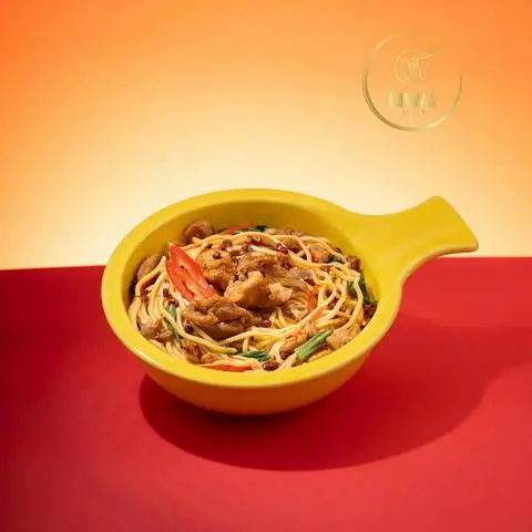 Hình ảnh Mì Tươi Gà Sốt Tứ Xuyên - Mì Tổng Tài